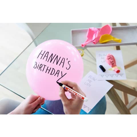 Marcatore permanente edding 400 punta conica 1 mm blu E-400 003